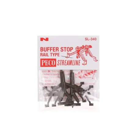 Peco Products SL-340 Buffer Stop Rail Built Type