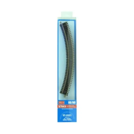 Peco No.1 Radius Double Curve, 371mm (14⅝in) radius OO/HO Gauge ST-2021