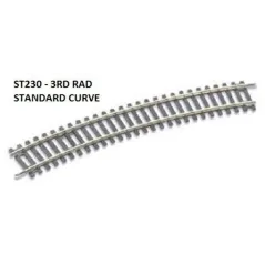 Peco Products ST-230 Setrack No.3 radius standard curve