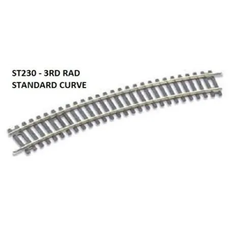 Peco Products ST-230 Setrack No.3 radius standard curve