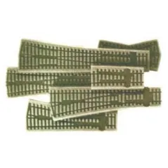 Peco Products ST-259-LN02 Pair of Setrack right hand curved point underlay (for