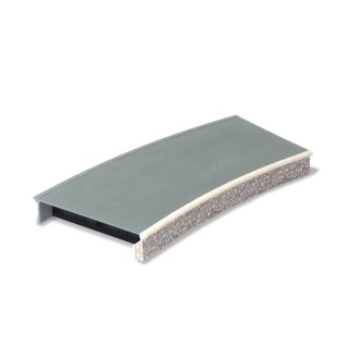 Peco Products ST-293 Setrack curved platform (Stone)