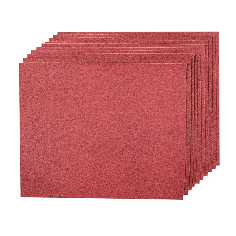 Silverline 102925 Aluminium Oxide Hand Sheets 10pk 80 Grit