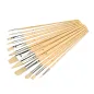 Silverline Mixed Tip Artists Paint Brush Set 12pce 282606