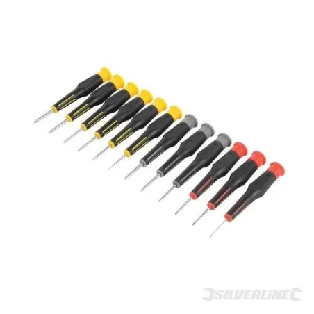 Silverline 12 PIECE PRECISION TORX PHILLIPS SCREWDRIVER SET (868601)