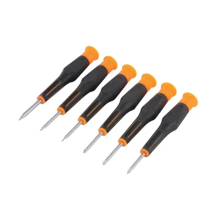 Silverline 633684 Precision Screwdriver Set Phillips & Slotted 6pce 105mm