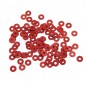 M3  Flat red fibre washer PACK OF 10