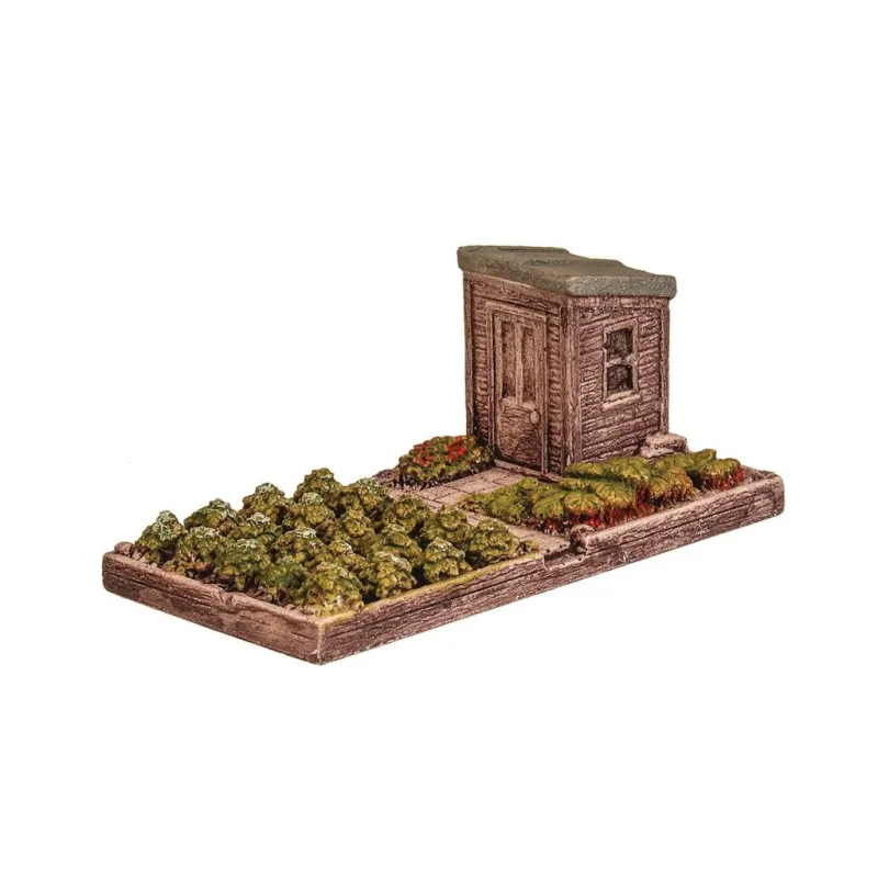 HARBURN HOBBIES Allotment With Hut, Potatoes & Rhubarb OO Gauge CG253