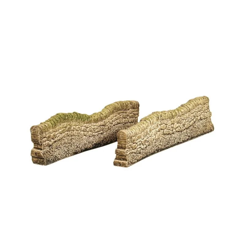 HARBURN HOBBIES Dry Stone Contoured Wall - Extension (set of 2) OO Gauge CG216