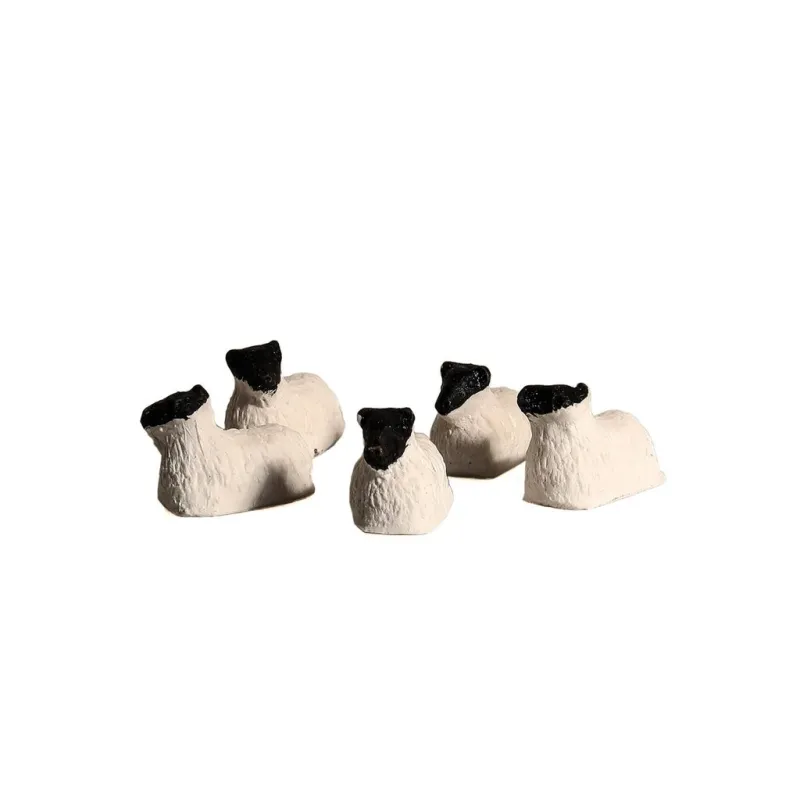 HARBURN HOBBIES Five Blackface Sheep OO Gauge CG220