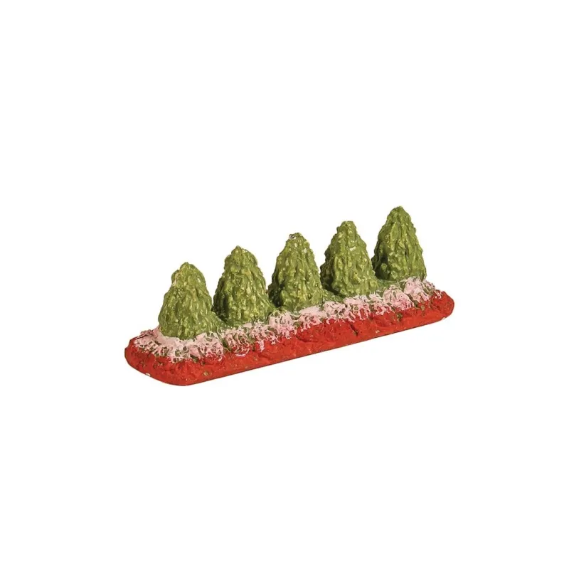 HARBURN HOBBIES Flower bed With 5 Miniture trees OO Gauge CG248