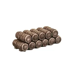 HARBURN HOBBIES Medium Barrels Stacked Double Row OO Gauge FL138