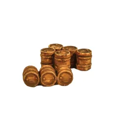 HARBURN HOBBIES Oil Drum Groups (3 & 5) Blue OO Gauge FL157
