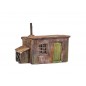 HARBURN HOBBIES Corrugated Hut with Log Store OO Gauge FL196