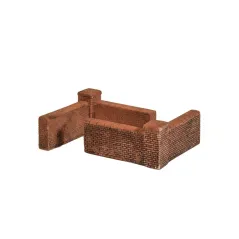 HARBURN HOBBIES High Brick Wall - Corners (2) OO Gauge SS301