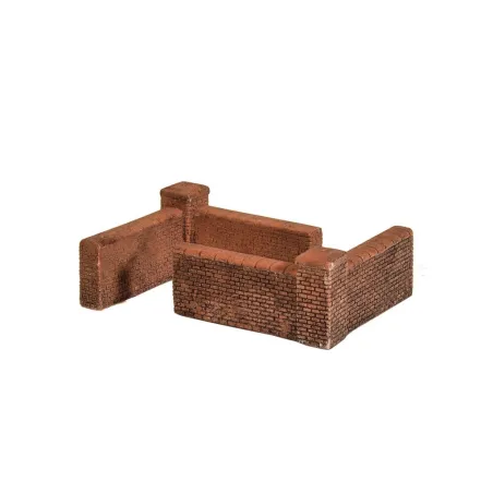 HARBURN HOBBIES High Brick Wall - Corners (2) OO Gauge SS301