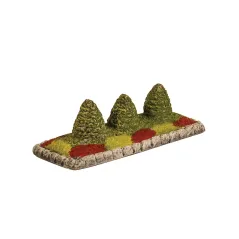 HARBURN HOBBIES Flower Bed with 3 Trees OO Gauge SS320