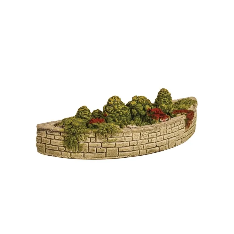 HARBURN HOBBIES Crescent Flower Bed (Stone) OO Gauge SS322