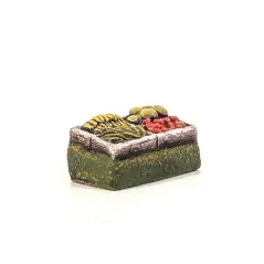 HARBURN HOBBIES Fruit & Veg Stall with bananas, melons etc OO Gauge SS366