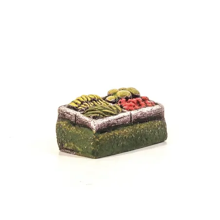HARBURN HOBBIES Fruit & Veg Stall with bananas, melons etc OO Gauge SS366