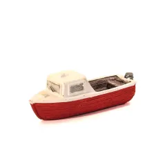 HARBURN HOBBIES Motorboat Red OO Gauge QS402