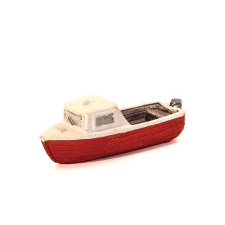 HARBURN HOBBIES Motorboat Red OO Gauge QS402