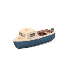 HARBURN HOBBIES Motorboat Blue OO Gauge QS403