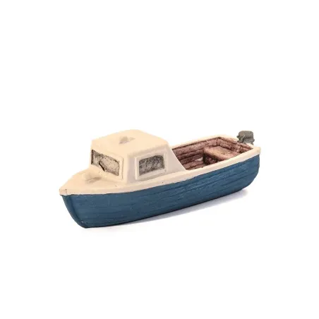 HARBURN HOBBIES Motorboat Blue OO Gauge QS403