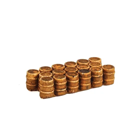 HARBURN HOBBIES Oil/Chemical Drums Grouped Brown N Gauge HN647