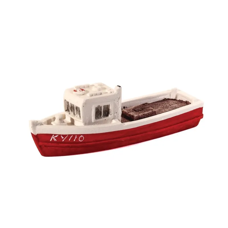 HARBURN HOBBIES Fishing Boat Red N Gauge HN650