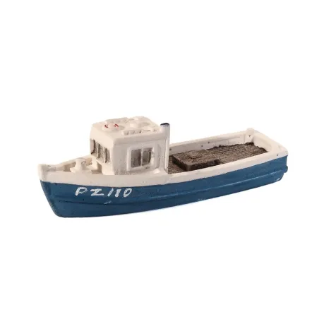 HARBURN HOBBIES Fishing Boat Blue N Gauge HN651