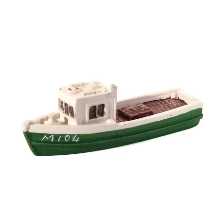 HARBURN HOBBIES Fishing Boat Green N Gauge HN652