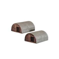 HARBURN HOBBIES Two Corrugated Animal Shelters OO Gauge CG230