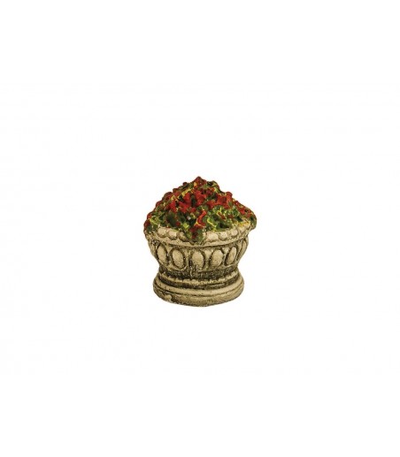 HARBURN HOBBIES Ornate Garden Urn with Flowering Plants OO Gauge CG245