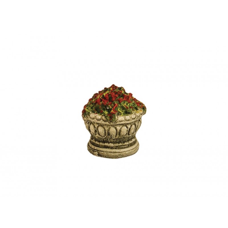 HARBURN HOBBIES Ornate Garden Urn with Flowering Plants OO Gauge CG245