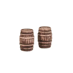 HARBURN HOBBIES Two large Oak Casks OO Gauge FL142