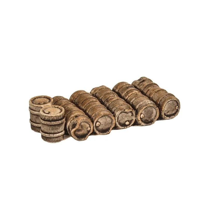 HARBURN HOBBIES Used Oil Drums, Weathered & Dented OO Gauge FL152
