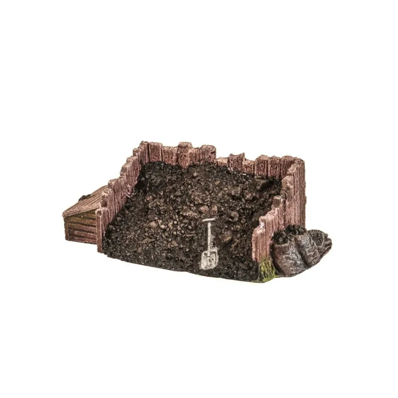 HARBURN HOBBIES Old Wooden Coal Staith & Toolbox OO Gauge FL169