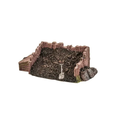 HARBURN HOBBIES Old Wooden Coal Staith & Toolbox OO Gauge FL169
