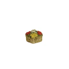 HARBURN HOBBIES Square Stone Tub with Flowering Plants OO Gauge SS323