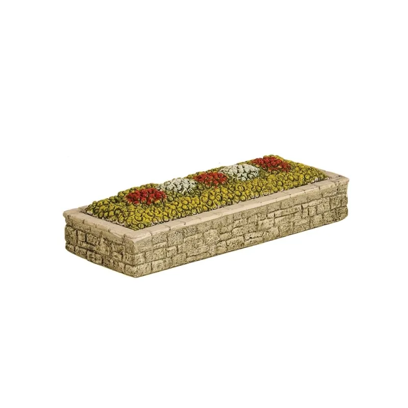 HARBURN HOBBIES Rectangular 'Prize' Flower Bed (Stone Walls) OO Gauge SS324