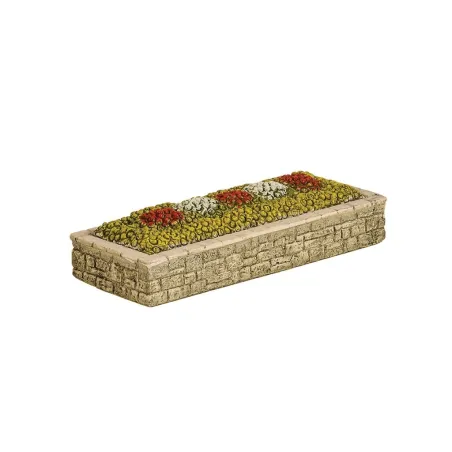 HARBURN HOBBIES Rectangular 'Prize' Flower Bed (Stone Walls) OO Gauge SS324