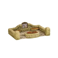 HARBURN HOBBIES Walled Seating Area with Notice Board OO Gauge SS334