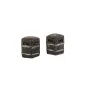 HARBURN HOBBIES Square Litter Bin - Black/Gold OO Gauge SS372