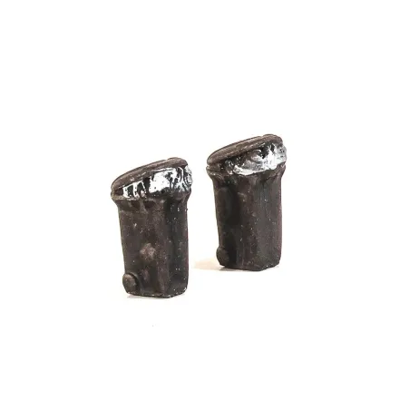 HARBURN HOBBIES Wheelie Bins Overfilled - BLACK OO Gauge SS376