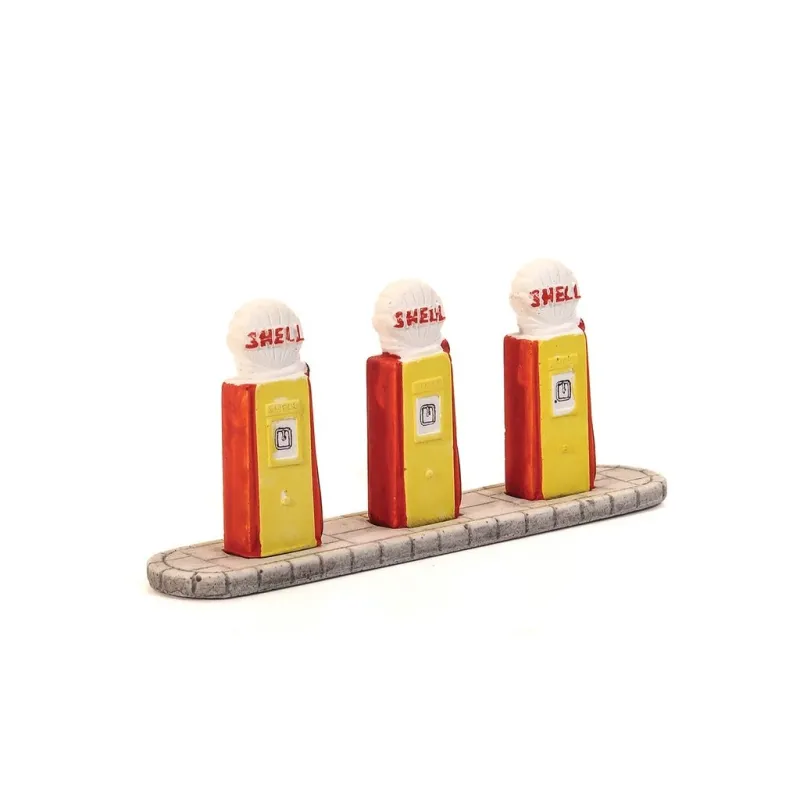 HARBURN HOBBIES Shell" 1960S Petrol Pumps with Base OO Gauge SS387