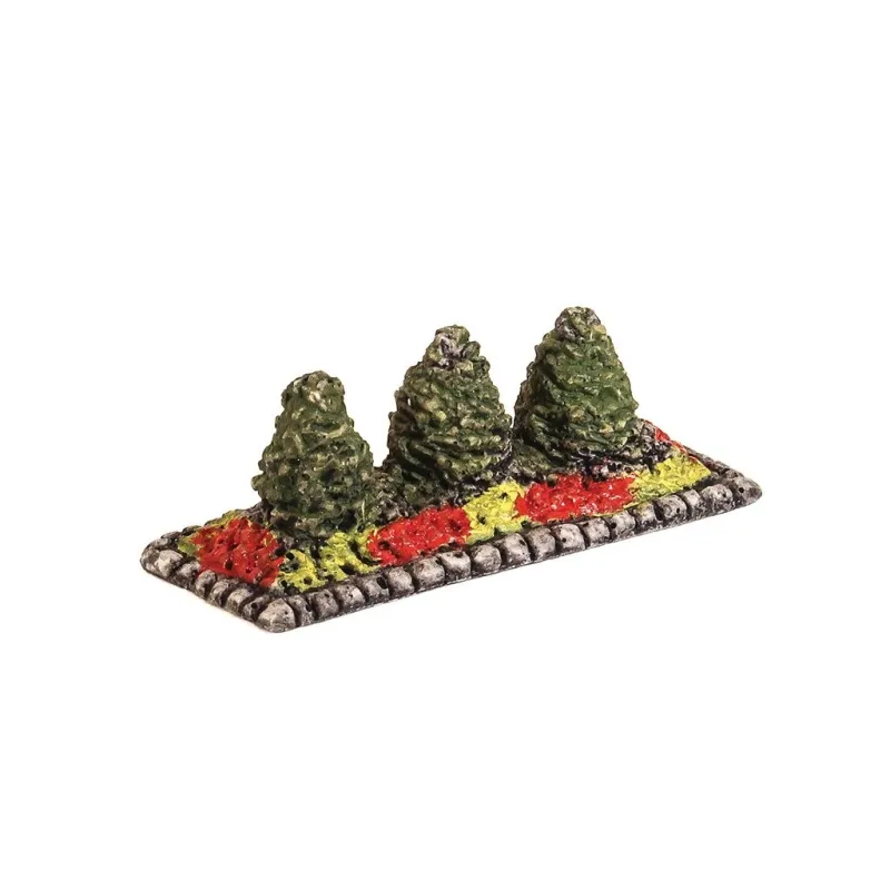 HARBURN HOBBIES Station Flower Bed With 3 Trees N Gauge HN603