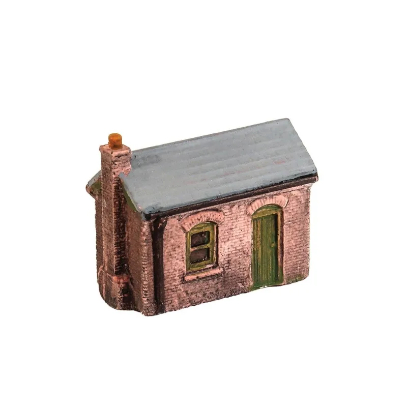 HARBURN HOBBIES Workmans Bothy Brick Built N Gauge HN635