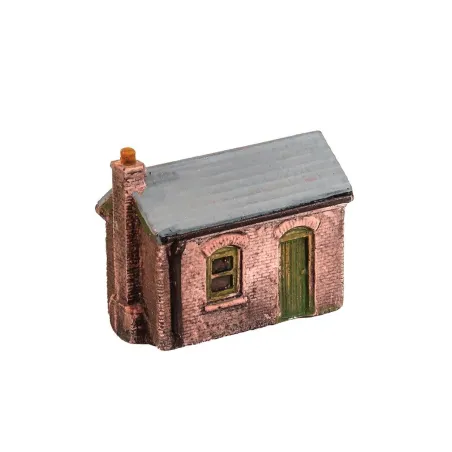 HARBURN HOBBIES Workmans Bothy Brick Built N Gauge HN635