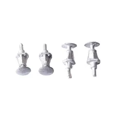 PARKSIDE Buffers RCH (White Metal) 0 Gauge PS55
